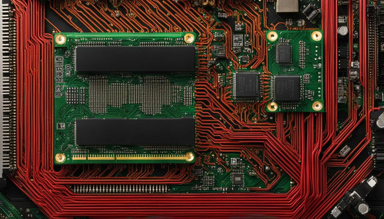 Komputer z podłączonym kablem Ethernet i komunikatem o błędzie konfiguracji sieci w Windows
